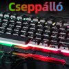 WisFox LED Gamer Billentyűzet –  USB PC-hez és Laptophoz