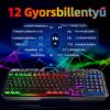 WisFox LED Gamer Billentyűzet –  USB PC-hez és Laptophoz