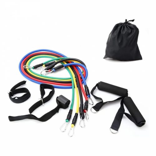 Fitbody Fitness Gummiseil für Krafttraining 11 Stück (Farbe)