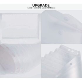 20 transparente Plastikmappen