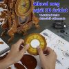 CubicFun 3D-Puzzle-Desktop-Pendeluhr mit Schnitzerei
