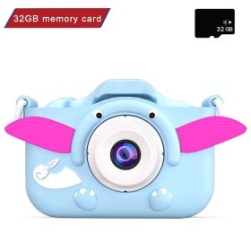 Digitalkamera für Kinder (Blau, Elefant)