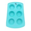Silikon-Antihaft-Muffinform (blau)