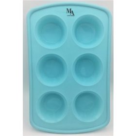 Silikon-Antihaft-Muffinform (blau)