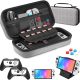 HEYSTOP Switch Case / Switch OLED Case Zubehör - Grau