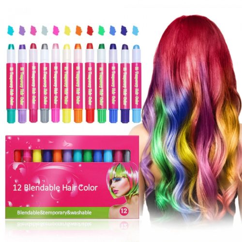 BDream Haarfärbestift-Set mit 12 Farben, mit Wasser ausspülbar