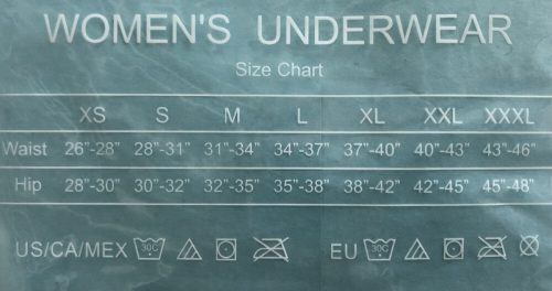 Tuuhaw High Waist Damenunterwäsche XL 5 Stk