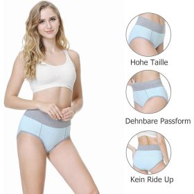 TUUHAW Damenunterwäsche mit hoher Taille, 5Stück, M