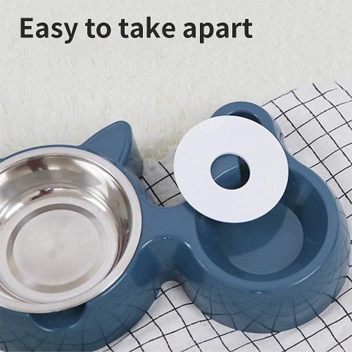 Zonsuse Futternapf für Katzen mit automatischem Wasserspender