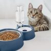 Zonsuse Futternapf für Katzen mit automatischem Wasserspender