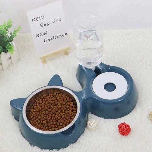 Zonsuse Futternapf für Katzen mit automatischem Wasserspender