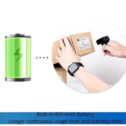 Tera HW0003 Drahtloser Ring-Barcodescanner – 1D/2D, QR-Code, Bluetooth, USB, 2, 4GHz