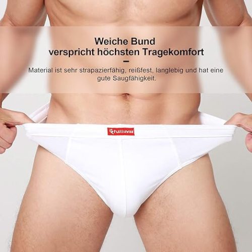 Fullluwaa Herrenunterwäsche XL 6 Stück (Blau-Schwarz)