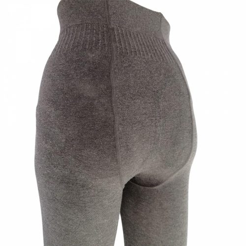 Yulaxiuan Damenstrumpfhose 2 Stück (Beige-Grau)