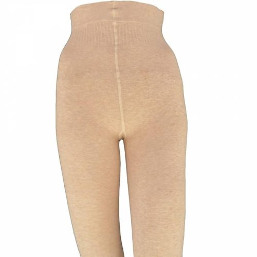 Yulaxiuan Damenstrumpfhose 2 Stück (Beige-Grau)