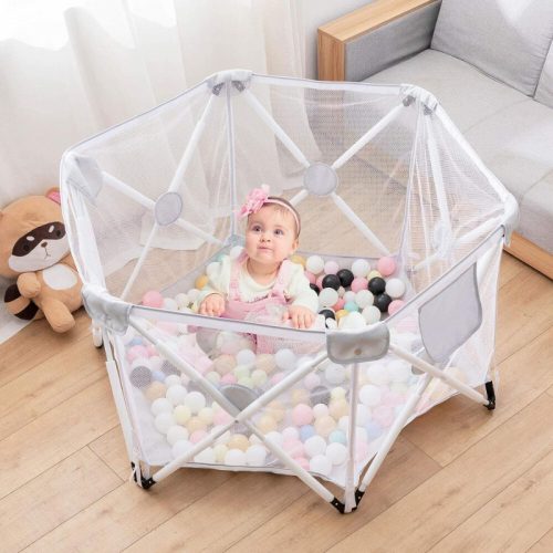 Forroby Hexagon Spielrahmen 68 x 78 x 140 cm (Grau)