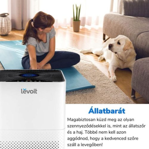Levoit LV-H135 Luftreiniger mit True HEPA- und Aktivkohlefilter – Bis zu 43 m², Touchscreen, leiser Betrieb