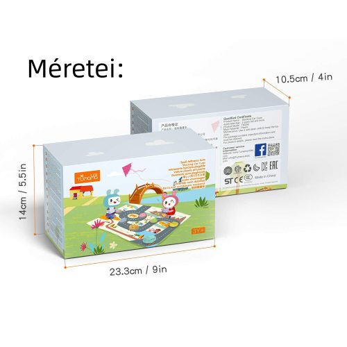 Tumama Kleines Autospielzeug mit Spielmatte