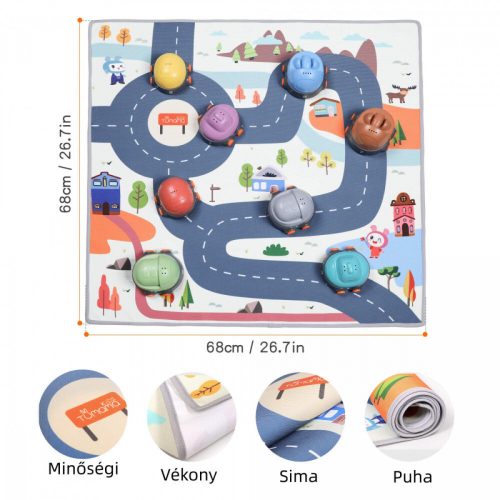 Tumama Kleines Autospielzeug mit Spielmatte
