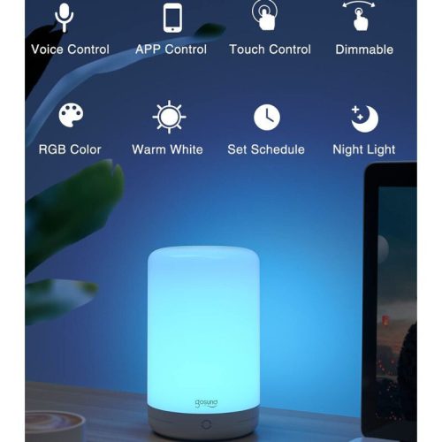 Gosund Smart LED Nachtlicht RGBW Farbwechsel WiFi Steuerung - Weiß