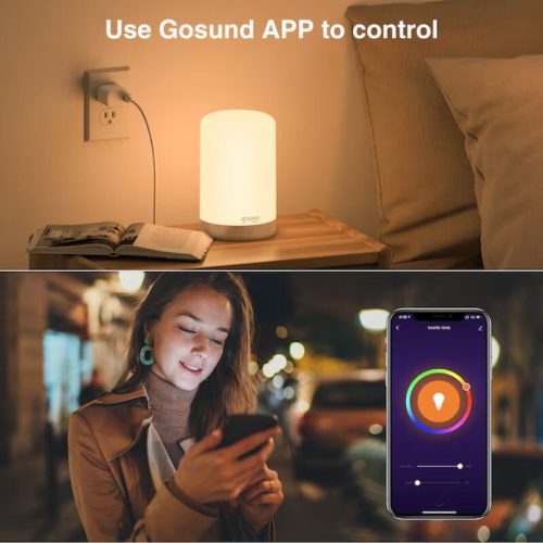 Gosund Smart LED Nachtlicht RGBW Farbwechsel WiFi Steuerung - Weiß
