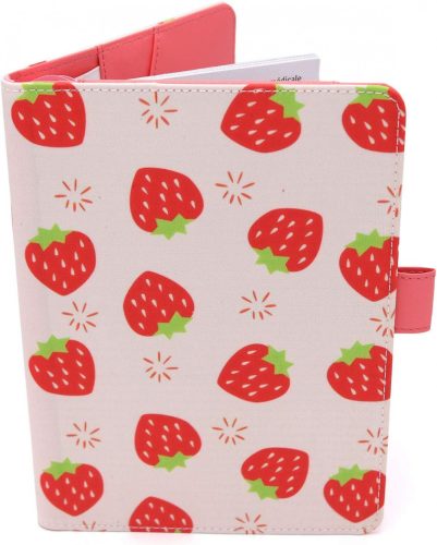 Baby-Gesundheitsbuchcover Erdbeere