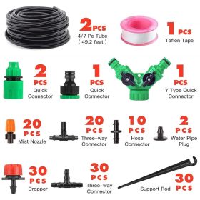   Automatisches Tropfbewässerungssystem-Set für den Garten, 149-tlg