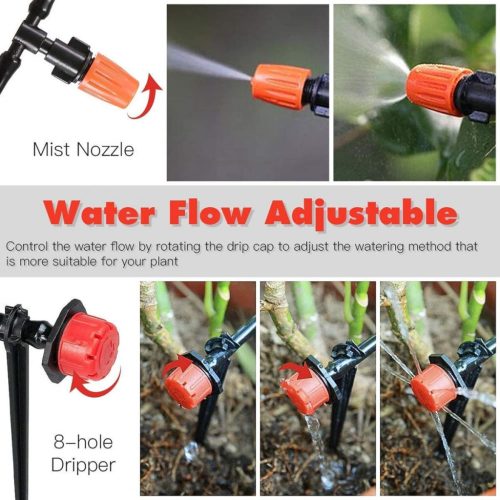 Automatisches Tropfbewässerungssystem-Set für den Garten, 149-tlg