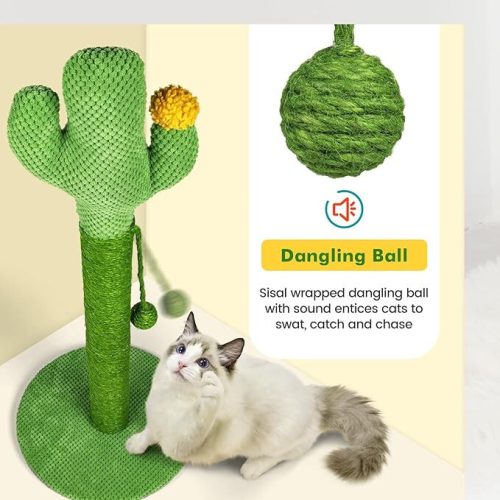 Morapets Kaktus-Kratzkratzer für Katzen, 83 cm