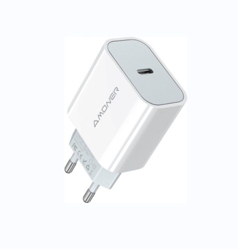 Amoner USB-C 20W Netzwerk-Schnellladeadapter (weiß)