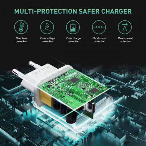 Amoner USB-C 20W Netzwerk-Schnellladeadapter (weiß)