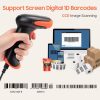 Tera 1500C 1D CCD USB-Hand-Barcodescanner mit Kabel – Schnelles und genaues Scannen vom Bildschirm