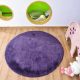 GaoTuo Runder Teppich Lila (100x100cm)