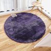 GaoTuo Runder Teppich Lila (100x100cm)