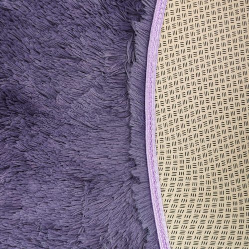 GaoTuo Runder Teppich 140x140cm (Lila)