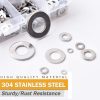 Edelstahl-Unterlegscheiben-Hardware-Set, 684-tlg