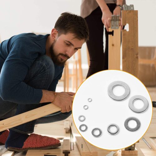 Edelstahl-Unterlegscheiben-Hardware-Set, 684-tlg