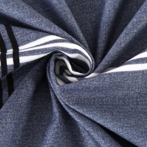 Homaxy Bettbezug 200 x 200 cm (dunkelblau)