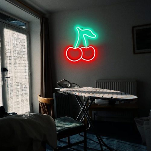 Kirsche Neonbeleuchtung (rot, grün) Neonlichter