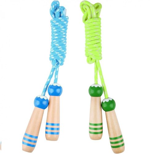 Hianjoo Springseil (2 Stück - leuchtend blau+grün)