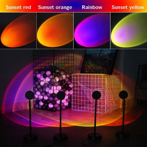 LED-Projektor mit Sonnenuntergangsprojektion (rot)
