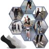 Youchan Sneaker Socken Größe 43-4610 Paar (Schwarz)
