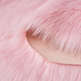 Topspitgo Kunstpelzteppich 70x135cm (Pink)