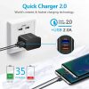 Amoner 25W 2Pack 4ft adaptives Schnellladegerät