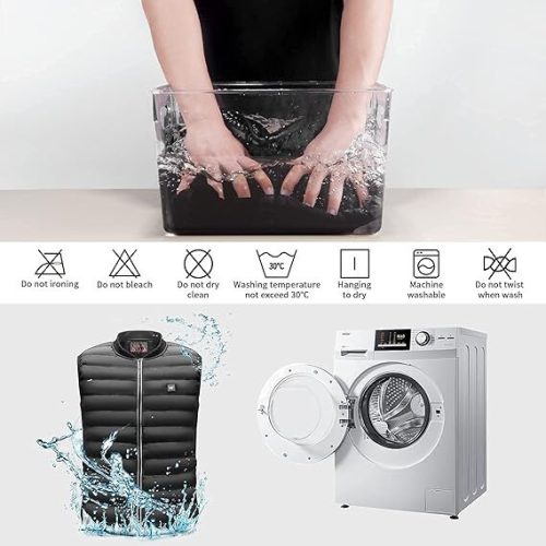Antelife beheizte Weste mit 3 Temperaturstufen, XL-Größe