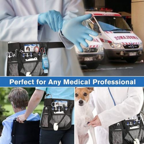 Sithon Gürteltasche für Krankenschwestern (Schwarz)