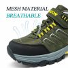 ASHION Wanderschuhe für Kinder Größe 28-38 (Dunkelgrün)