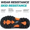 ASHION Wanderschuhe für Kinder Größe 33 (blau-orange)