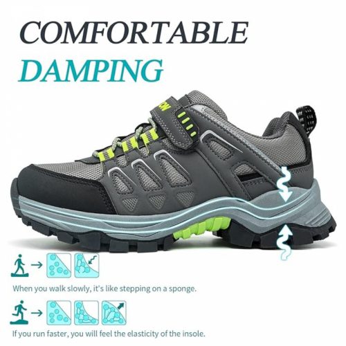 ASHION Wanderschuhe für Kinder Größe 34 (Grün)