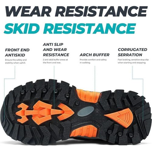 ASHION Wanderschuhe für Kinder Größe 29 (blau-orange)